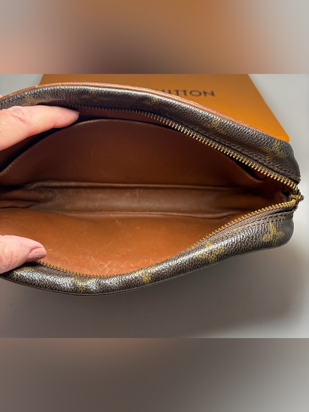 Louis Vuitton Compeigne 23 monogram clutch/pouch - Picture 6 of 11